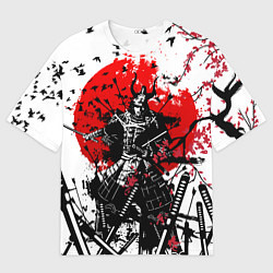 Футболка оверсайз мужская Bushido warrior, цвет: 3D-принт