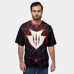 Футболка оверсайз мужская The Witcher Logo Triangle, цвет: 3D-принт — фото 2