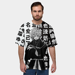 Футболка оверсайз мужская Габимару из Адского Рая, цвет: 3D-принт — фото 2