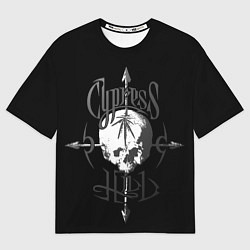 Футболка оверсайз мужская Cypress hill - arrows skull, цвет: 3D-принт