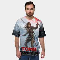 Футболка оверсайз мужская A surviver is born, цвет: 3D-принт — фото 2