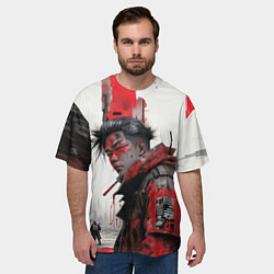 Футболка оверсайз мужская Уличный бригадир, цвет: 3D-принт — фото 2