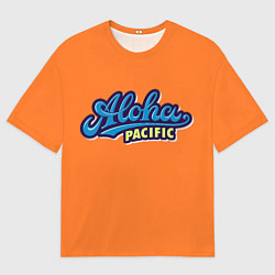 Футболка оверсайз мужская Aloha Pacific, цвет: 3D-принт