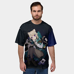 Футболка оверсайз мужская Lynette, цвет: 3D-принт — фото 2