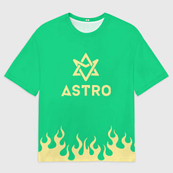 Футболка оверсайз мужская Astro fire, цвет: 3D-принт