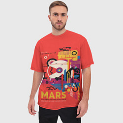 Футболка оверсайз мужская Марс - Нато, цвет: 3D-принт — фото 2