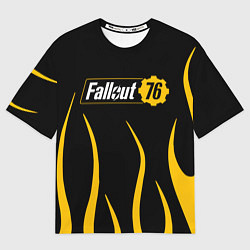 Футболка оверсайз мужская Fallout ядерное оружие, цвет: 3D-принт