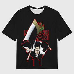 Футболка оверсайз мужская Кенпачи Зараки - Блич, цвет: 3D-принт