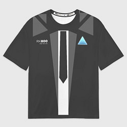 Футболка оверсайз мужская Detroit: Become classy human, цвет: 3D-принт