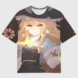 Футболка оверсайз мужская Touhou Project Marisa Kirisame, цвет: 3D-принт