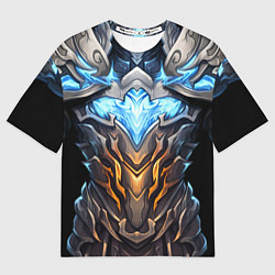 Футболка оверсайз мужская Магические латы рыцаря героя, цвет: 3D-принт