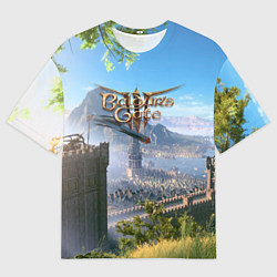 Футболка оверсайз мужская Врата Балдура - Baldurs Gate 3, цвет: 3D-принт