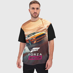 Футболка оверсайз мужская Forza Horizon race, цвет: 3D-принт — фото 2