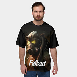 Футболка оверсайз мужская Fallout game, цвет: 3D-принт — фото 2