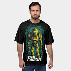 Футболка оверсайз мужская Fallout poster style, цвет: 3D-принт — фото 2