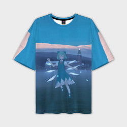 Футболка оверсайз мужская Touhou Project Cirno Тируно 9, цвет: 3D-принт