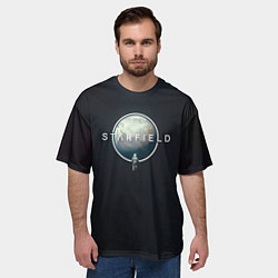 Футболка оверсайз мужская Starfield lost in spaсe, цвет: 3D-принт — фото 2