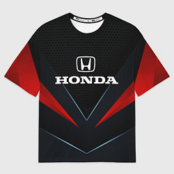 Футболка оверсайз мужская Honda - технологии, цвет: 3D-принт