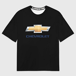 Футболка оверсайз мужская Chevrolet sport auto, цвет: 3D-принт