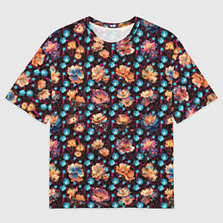 Футболка оверсайз мужская Фантастические маки, цвет: 3D-принт