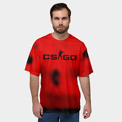 Футболка оверсайз мужская Counter Strike online, цвет: 3D-принт — фото 2