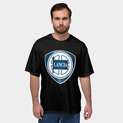 Футболка оверсайз мужская Lancia, цвет: 3D-принт — фото 2