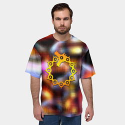 Футболка оверсайз мужская Семь смертных грехов аниме, цвет: 3D-принт — фото 2