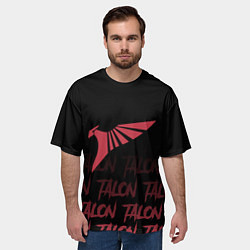 Футболка оверсайз мужская Talon style, цвет: 3D-принт — фото 2