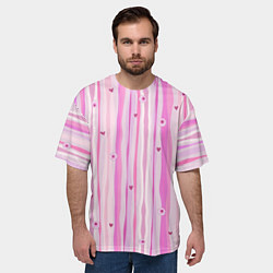 Футболка оверсайз мужская Глазные яблоки, цвет: 3D-принт — фото 2