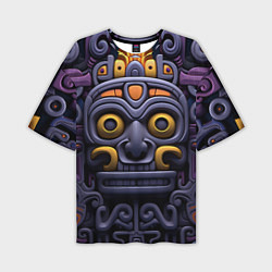 Мужская футболка оверсайз Орнамент в стиле ацтеков