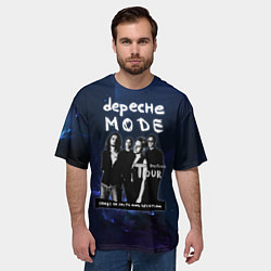 Футболка оверсайз мужская Depeche Mode - Devotional тур, цвет: 3D-принт — фото 2