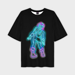 Футболка оверсайз мужская Neon undead, цвет: 3D-принт