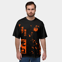 Футболка оверсайз мужская Потита Человек-бензопила Potita, цвет: 3D-принт — фото 2