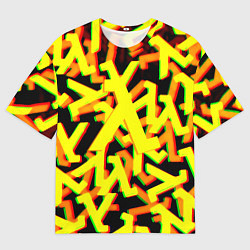 Футболка оверсайз мужская Half life bombing logo valve, цвет: 3D-принт