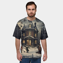 Футболка оверсайз мужская Волшебство природы, цвет: 3D-принт — фото 2