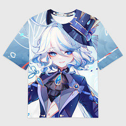 Футболка оверсайз мужская Genshin Impact Фурина, цвет: 3D-принт