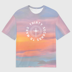 Футболка оверсайз мужская 30 SMT Seasons, цвет: 3D-принт