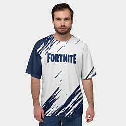 Футболка оверсайз мужская Fortnite краски, цвет: 3D-принт — фото 2