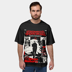 Футболка оверсайз мужская Годжо во всей красе, цвет: 3D-принт — фото 2