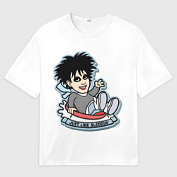 Футболка оверсайз мужская The Cure Robert Smith - just like sleddin, цвет: 3D-принт