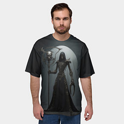 Футболка оверсайз мужская Смертоносный жнец, цвет: 3D-принт — фото 2