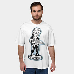 Футболка оверсайз мужская A-Ha - Morten Harket funny, цвет: 3D-принт — фото 2