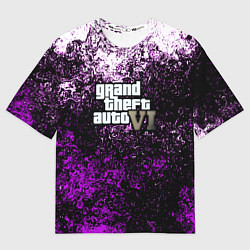 Футболка оверсайз мужская Grand Theft Auto 6 vice city, цвет: 3D-принт