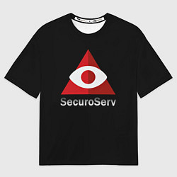 Футболка оверсайз мужская SecuroServ, цвет: 3D-принт