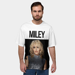 Футболка оверсайз мужская Miley Cyrus, цвет: 3D-принт — фото 2