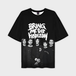 Мужская футболка оверсайз Bring me the horizon - group