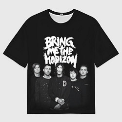 Футболка оверсайз мужская Bring me the horizon - group, цвет: 3D-принт
