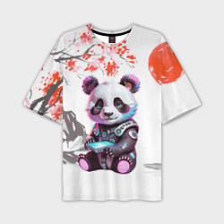 Футболка оверсайз мужская Funny panda - China, цвет: 3D-принт