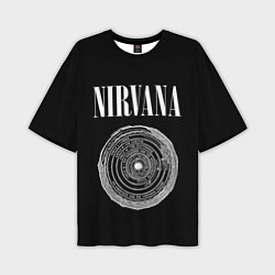 Мужская футболка оверсайз Nirvana Inferno