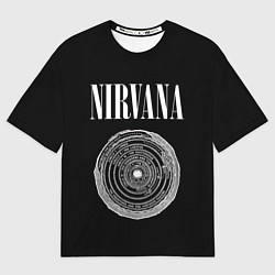 Футболка оверсайз мужская Nirvana Inferno, цвет: 3D-принт